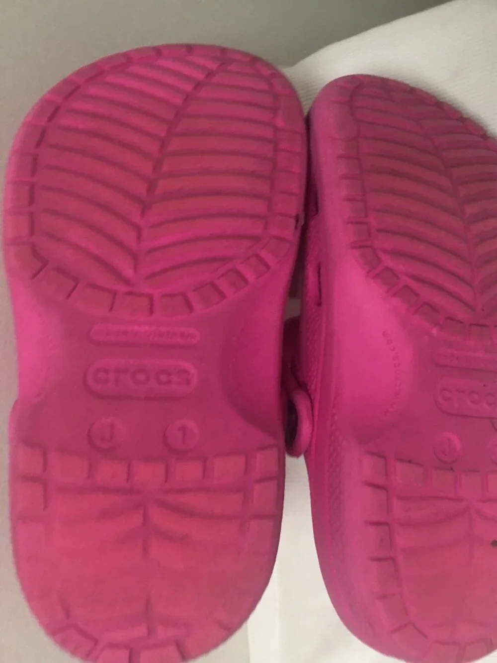 Barbie CROCS pink rubber with art